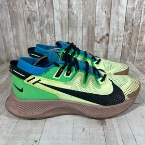 Nike Pegasus Trail 2 Running Shoes Womens 11 Green Blue CK4305-700